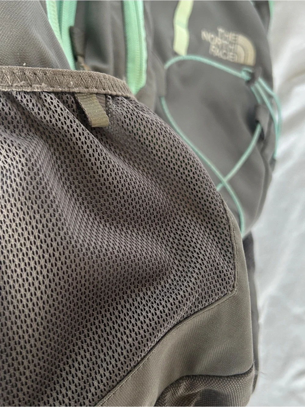 Mint green The North Face Jester backpack